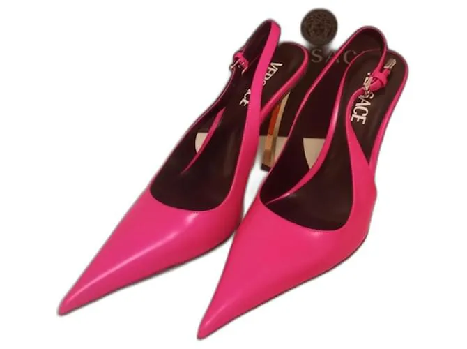 Versace Sling back Rosa Fuschia