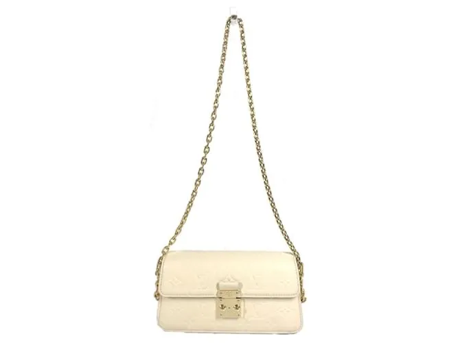 Borsa a Spalla Metis Pochette in Monogram Empreinte Louis Vuitton Beige