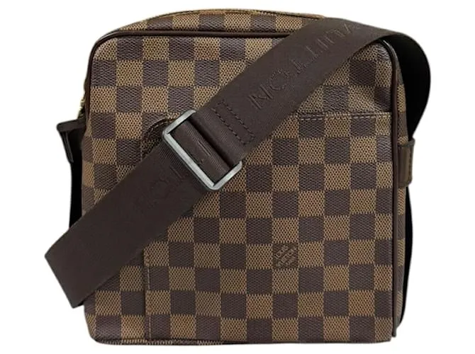 Borsa a Spalla Louis Vuitton Olaf PM Damier Marrone