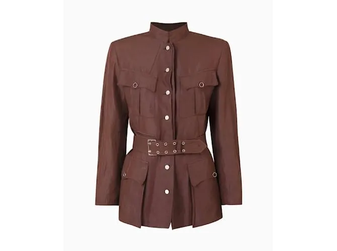 Giacca Jean Paul Gaultier, Modello Militare SS2003 Marrone