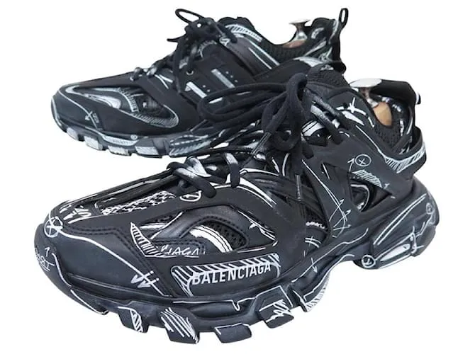 NUOVE SCARPE BALENCIAGA TRACK GRAFFITI 542023 7 40 41 SNEAKERS