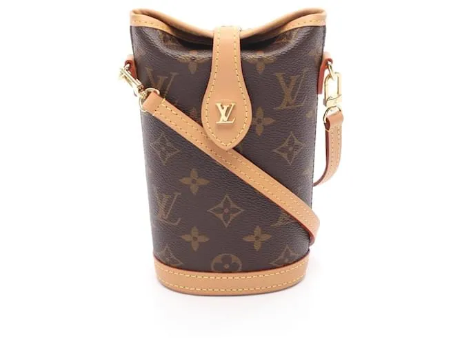 Borsa a Spalla Monogram Fold Me Pouch Louis Vuitton Marrone
