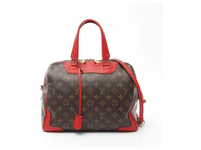 Borsa 2 in 1 Monogram Retiro PM di Louis Vuitton Marrone Rosso