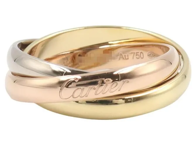 Anello Trinity Cartier Au750 Misura 13.5 D'oro