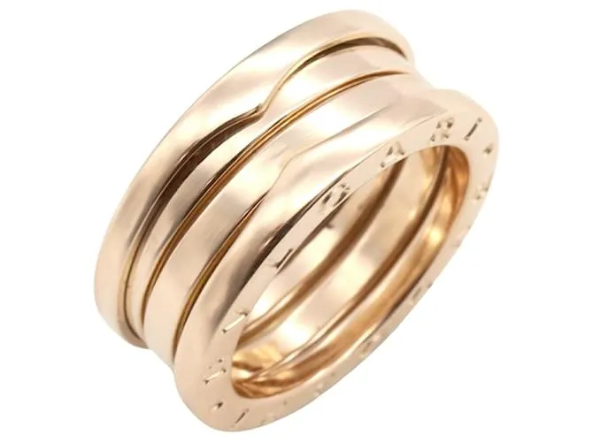 Bulgari Anello BVLGARI B-zero1 Au750 Taglia 12 D'oro