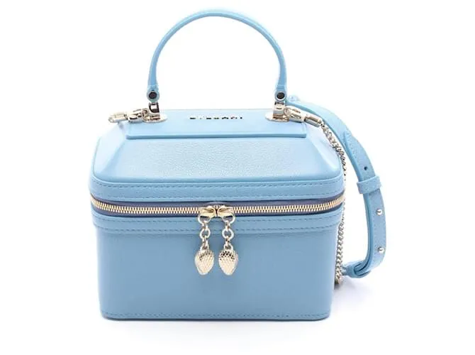 Bulgari Borsa in pelle Serpenti di BVLGARI Blu