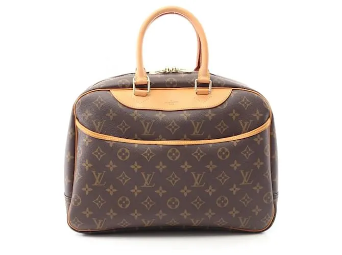 Borsa a mano Monogram Deauville Louis Vuitton Marrone