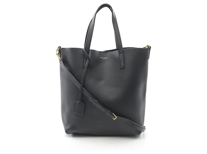 Yves Saint Laurent Borsa in pelle SHOPPING TOY di Saint Laurent Paris Nero
