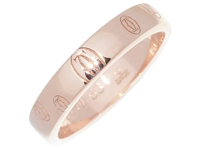 Anello Cartier Buon Compleanno in Oro Rosa Au750 Taglia 13