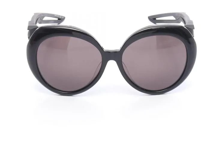 Occhiali da sole ibridi Butterfly di Balenciaga Nero