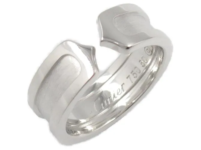 Anello Cartier C2 Au750 Taglia 9.5 Argento
