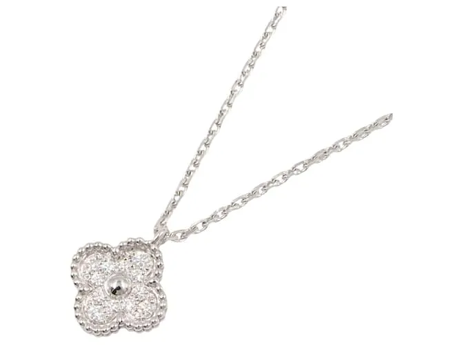 Collana in diamante Sweet Alhambra K18WG di Van Cleef & Arpels