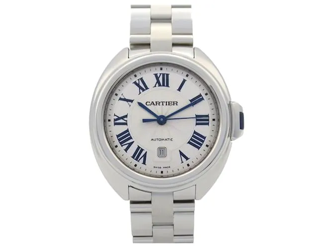 Orologio in Acciaio Inossidabile Clé de Cartier Argento