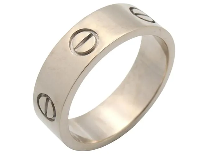 Anello Cartier Love K18WG Taglia 15.5 Argento