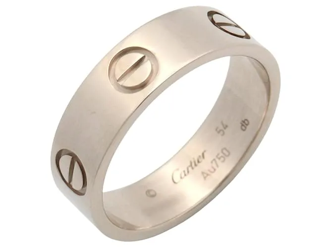Anello Cartier Love in K18WG Taglia 13.5 Argento