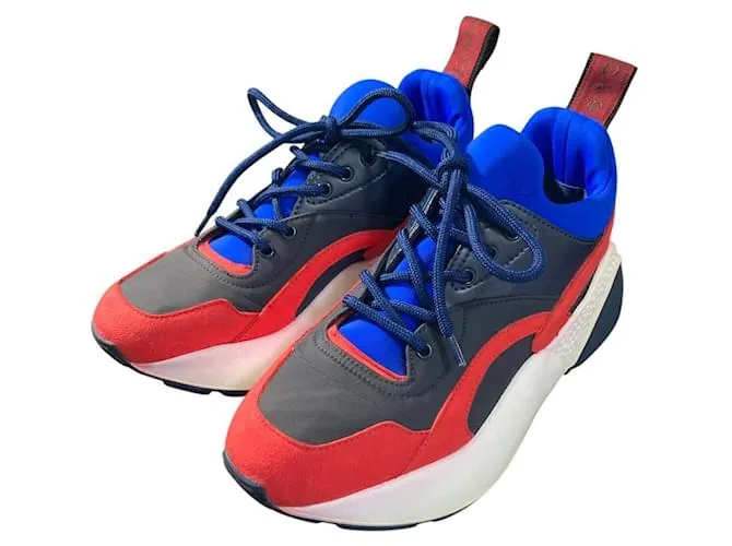 Stella Mc Cartney Sneakers Eclipse Stella McCartney Nero Bianco Rosso Blu