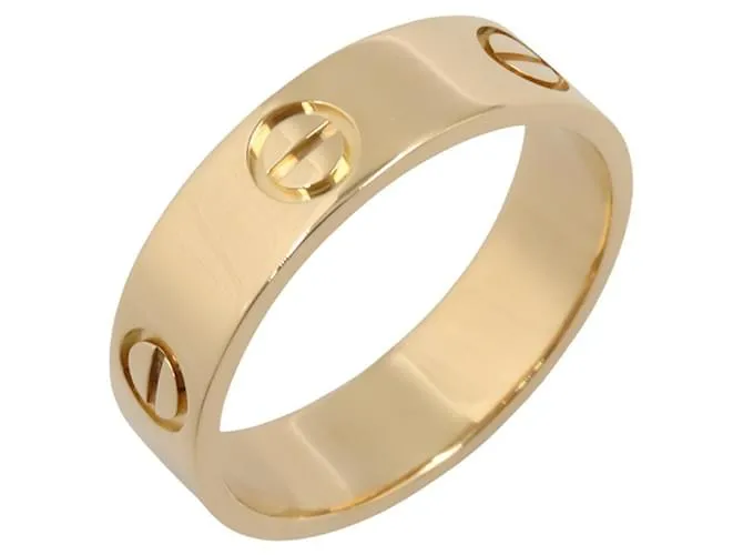 Anello Cartier Love Au750 Taglia 16 D'oro