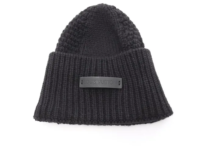 Cappello in lana Damier Louis Vuitton Nero
