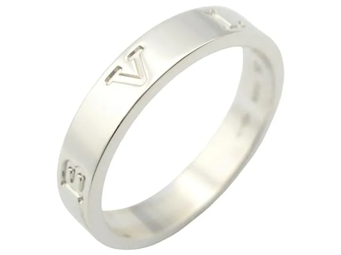 Bulgari Anello BVLGARI B-zero1 Au750 Taglia 13 Argento