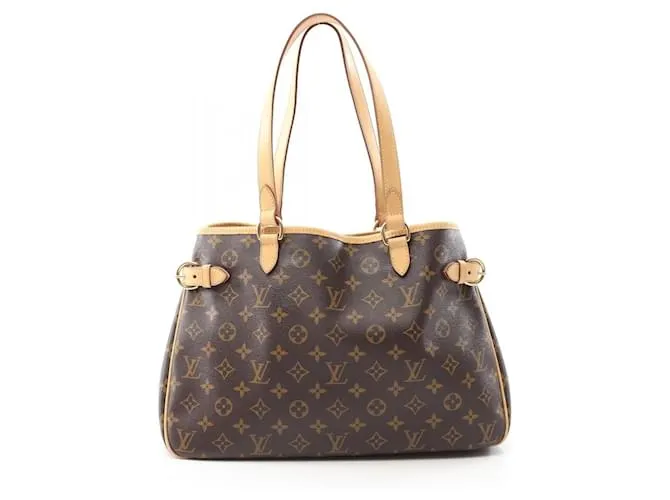 Borsa a Spalla Monogram Batignolles Horizontal di Louis Vuitton Marrone Bronzo