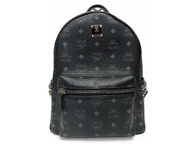 Zaino in pelle MCM Visetos Stark Nero