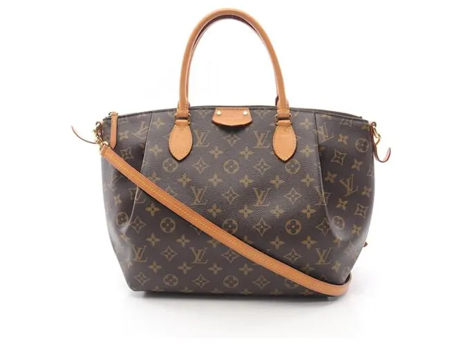 Borsa 2 in 1 in tela rivestita Monogram Turenne di Louis Vuitton Marrone