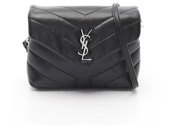 Yves Saint Laurent Borsa a spalla in pelle Loulou Toy di Saint Laurent Nero