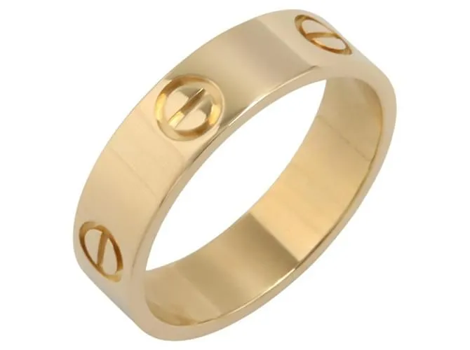 Anello Cartier Love Au750 Taglia 18 D'oro