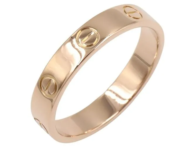 Anello Mini Love Cartier K18PG Taglia 17 D'oro