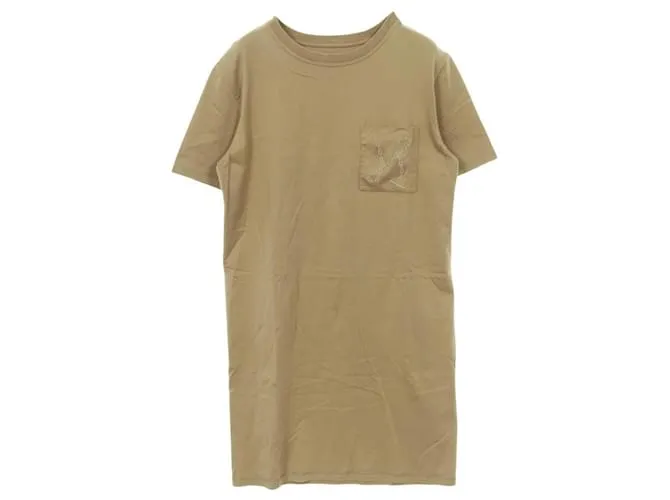 Abito in cotone Chaine d'Ancre di Hermès Verde Cachi