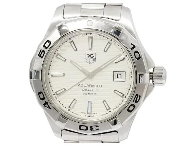 TAG Heuer Aquaracer in acciaio inossidabile Bianco