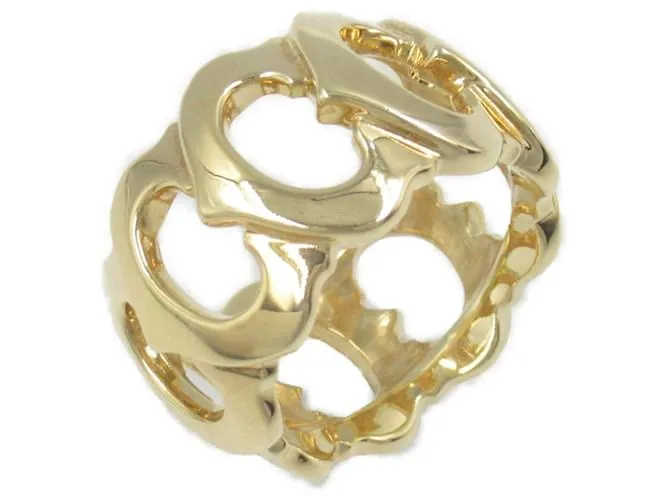 Anello C di Cartier Au750 Taglia 7 D'oro