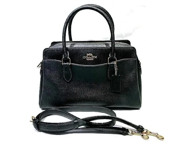 Borsa in pelle 2 in 1 Coach CH172 Nero