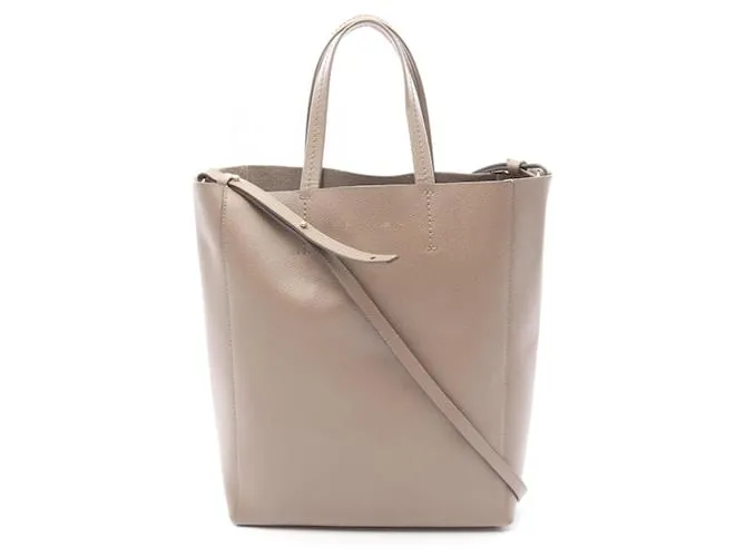 Céline Borsa tote verticale piccola in pelle Celine Beige