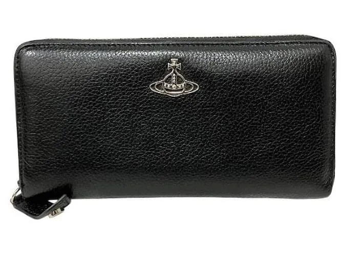 Portafoglio lungo in pelle Vivienne Westwood 51050022 Nero