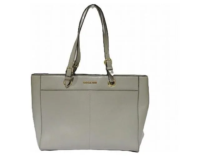 Borsa in pelle 2 in 1 Michael Kors Marrone Grigio