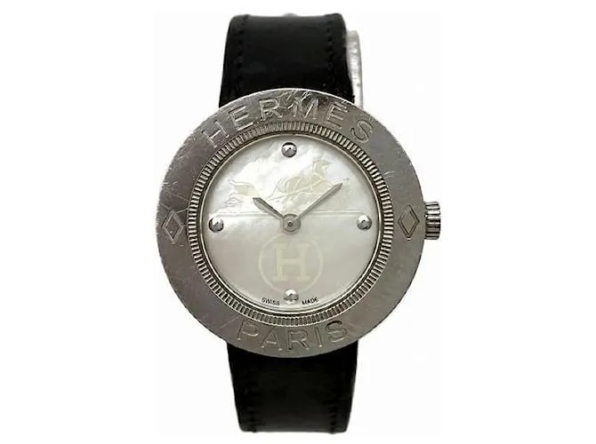 Hermès Orologio in acciaio inossidabile Hermes Paspas Bianco