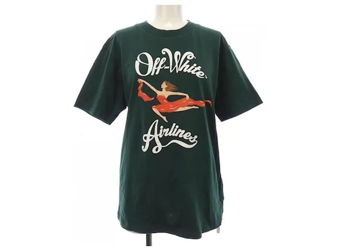 Off White T-shirt Off-White Verde