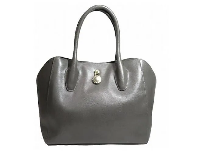 Borsa in pelle Furla Marrone Grigio