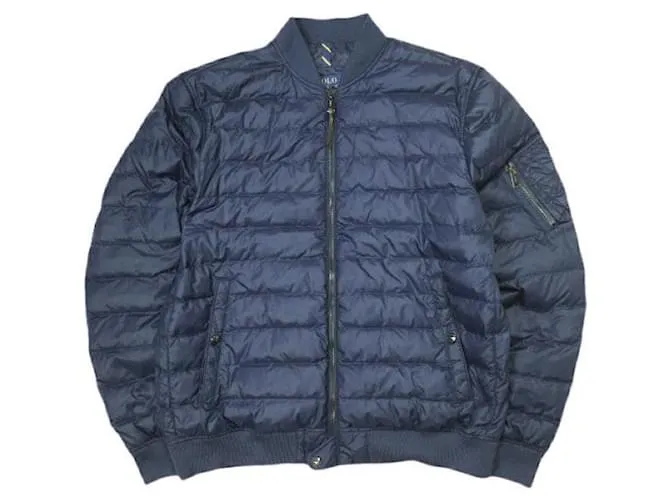 Polo Ralph Lauren GIACCA MA-1 IN DOWN Giacca in nylon con piuma Blu Blu navy