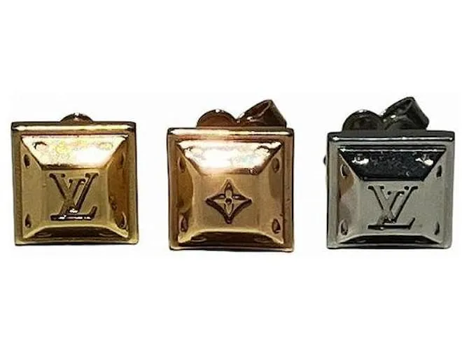 Orecchini Poussette Nanogram Tennis Louis Vuitton D'oro