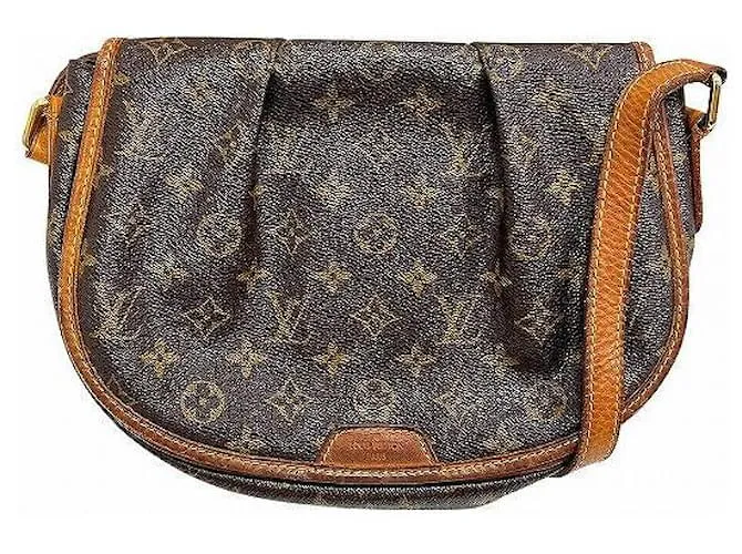 Borsa a Spalla Monogram Menilmontant di Louis Vuitton Marrone