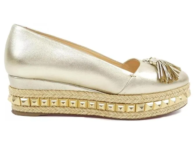 Scarpe Christian Louboutin D'oro