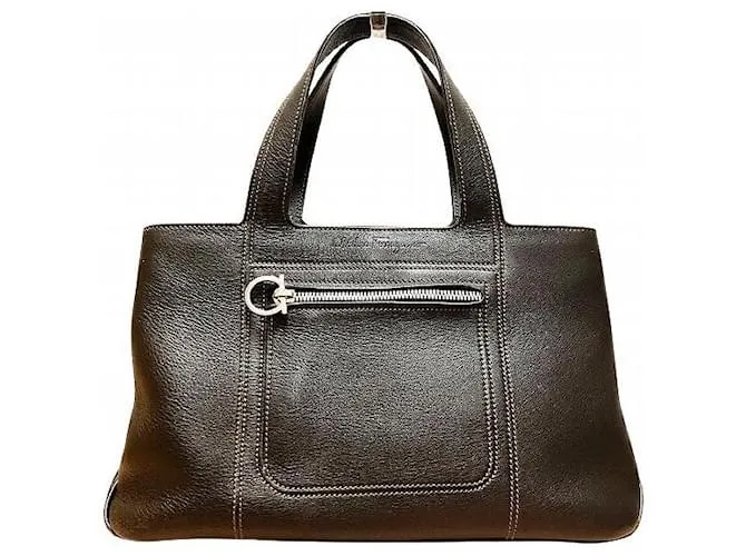 Salvatore Ferragamo Borsa in pelle Ferragamo DY214301 Nero