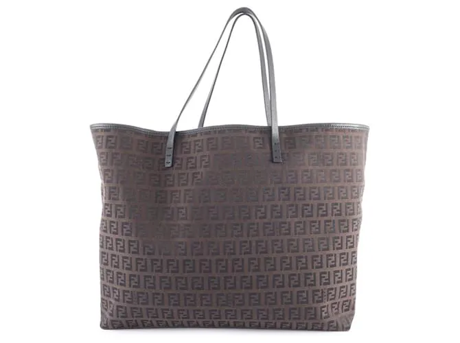 Borsa Tote Fendi Zucca Marrone