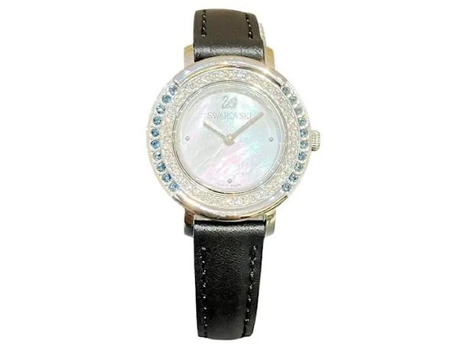 Orologio Mini in Acciaio Inossidabile Playful di Swarovski Bianco