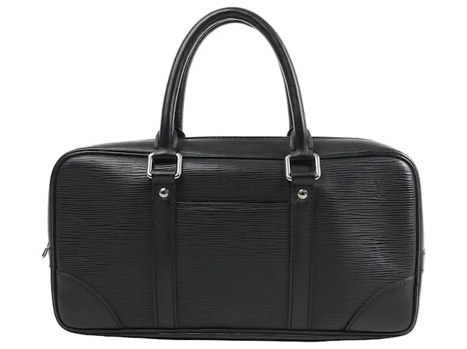 Borsa a mano lunga Epi Vivienne Louis Vuitton in nero M59112