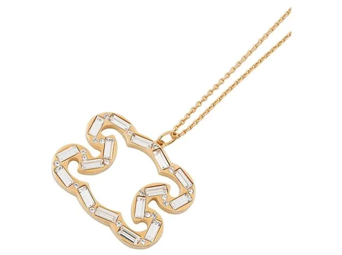 Céline Collana Celine Triomphe Sparkle con strass D'oro