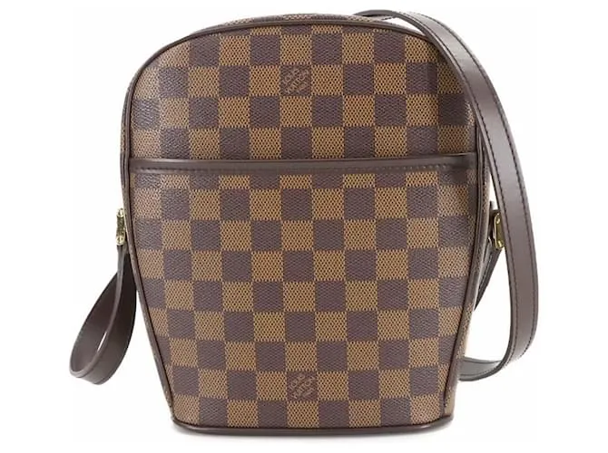 Borsa a Spalla Louis Vuitton Damier Ipanema PM Marrone Damier ebene
