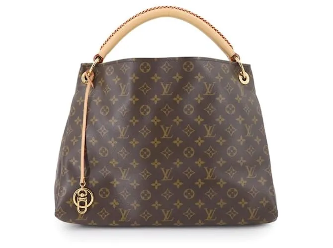 Borsa a Spalla Louis Vuitton Monogram Artsy MM Marrone Monogramma